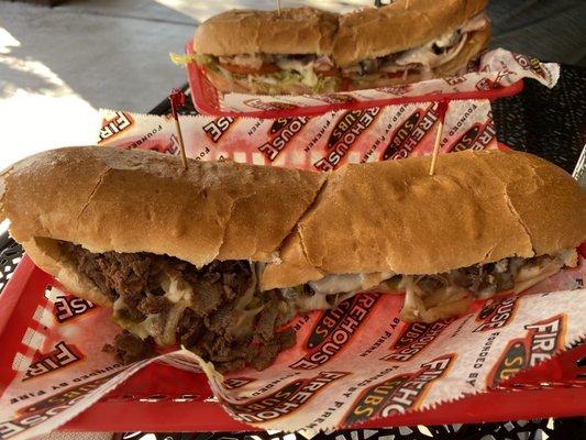 Firehouse Steak and Cheese Large Sub