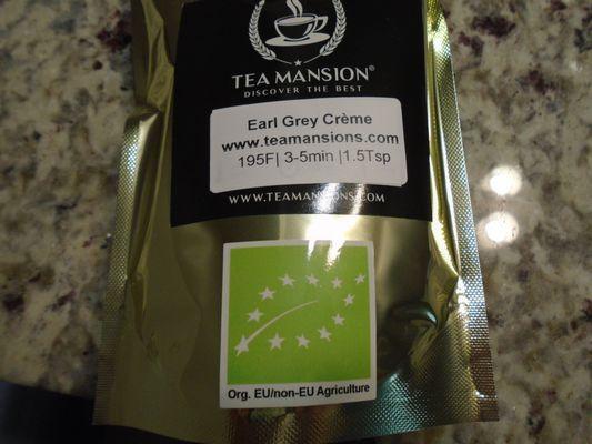 4 oz. bag of Earl Grey Creme tea