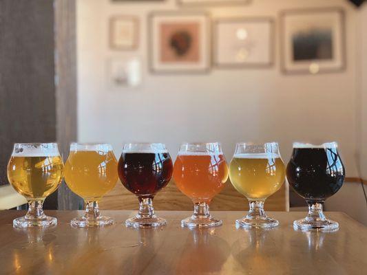 A beautiful rainbow assortment of terrifically crafted beers!