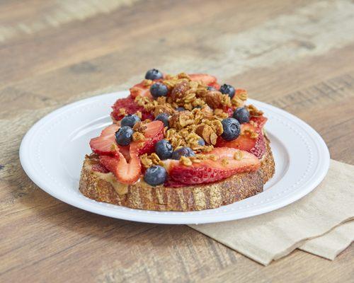 Almond Butter Granola Toast