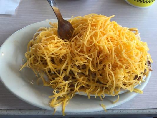 Skyline Chili 4-Way with onions