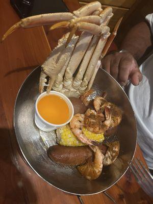 Shrimp and crab legs