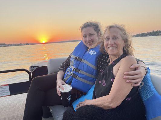 A great time on a Sunset cruise.