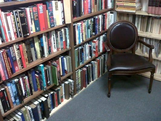 Come to The Bookworm Bookstore to browse. Or have a take a seat and stay a while.