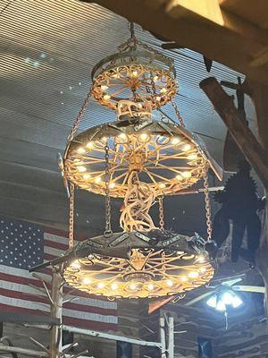 Lucky J custom chandelier