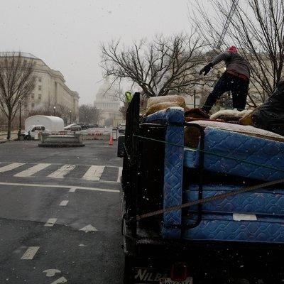 Cleaning out a former senator's home on Capitol Hill