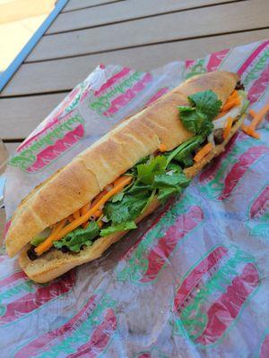 BBQ pork banh mi