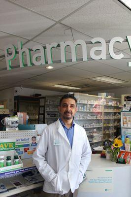 Pharmacist/Owner Rashid Jamali