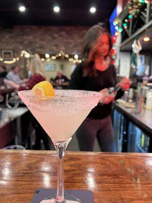 Lemon drop martini