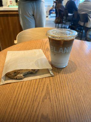 Iced Strawberries & Cream Latte Chocolate Chip Cookie