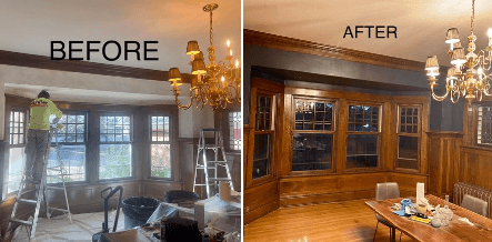 Historical Skim Coating and Painting