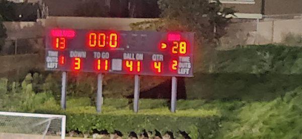 10/25/24 MLK HS (13) vs MMHS (28) Ayyyyye!! Remember this day when you beat them in their own house!! Great job, proud of my flock of Rams!!