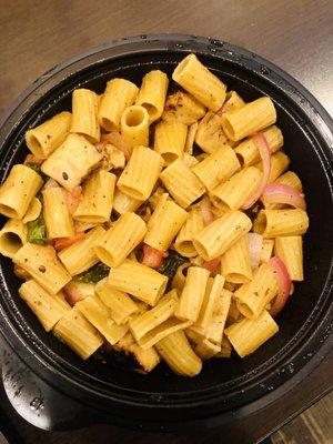 Cauliflower Rigatoni Fresca (sub tofu for shrimp and no cheese)