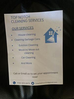 Top Notch Cleaning Services