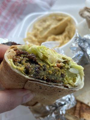 Falafel Pita Wrap