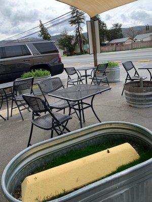 Outdoor seating