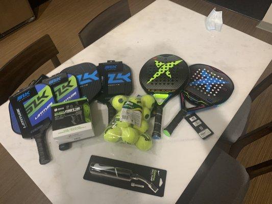 Paddle Tennis Balls, Sport Ball Pump, Pickle Ball Balls