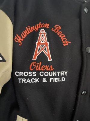 HBHS Varsity Emblem on Jacket