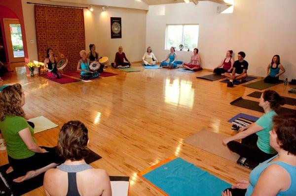 Forrest Yoga Ceremony, Two Rivers Yoga Community