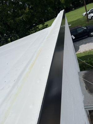 TPO Flashing to fascia