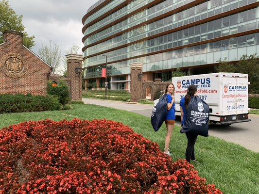 Campus Wash and Fold provides Safe and Sanitized Custom Wash and Fold Laundry Services for Students at 12 University Campuses in DC, MD, VA.