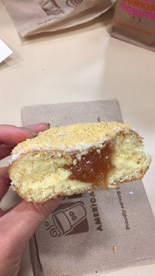 Apple crumb donut