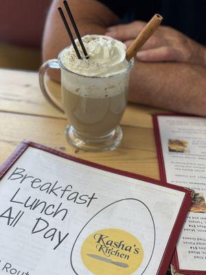 Irish coffee (for breakfast )