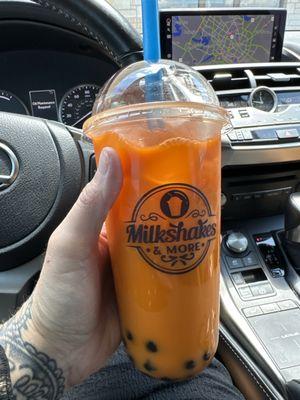 Thai boba tea