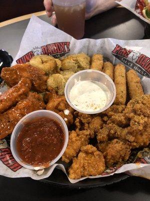 Sampler platter