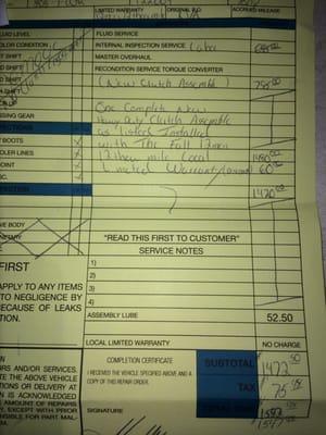 Bill...  This is for a replacement cluth assembly on a 2003 Dodge Ram 2500.