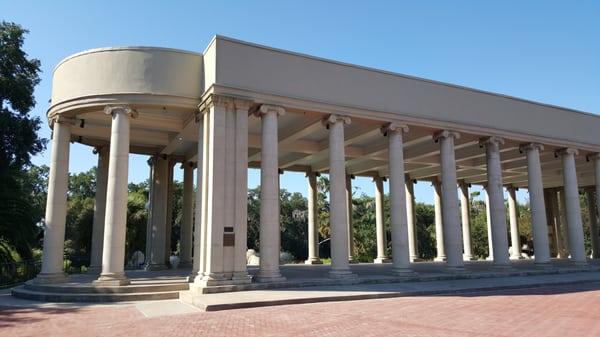 A beautiful sunny day in City Park at the Peristyle.