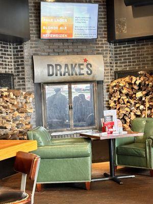 Drake's fire place