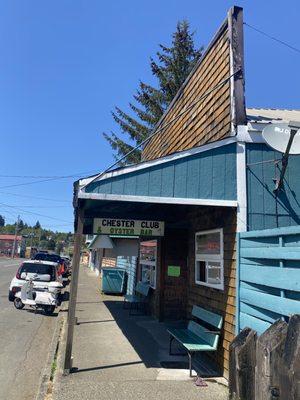 Chester Club & Oyster Bar sign