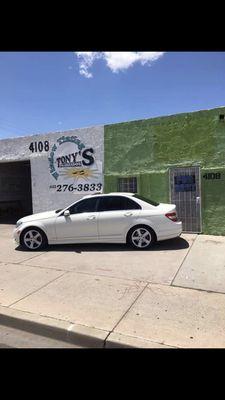 Mercedes Benz C 300 After 15% Tint