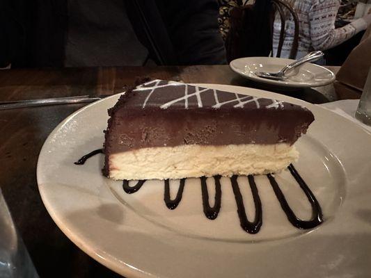 Cheese cake with chocolate (can't remember exact name)