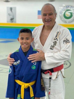 Master Charles Gracie - promotion day.