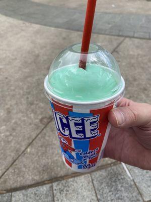 A delicious Icee, tastes just like childhood