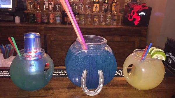 Trash can, Fishbowl, Margarita bowl