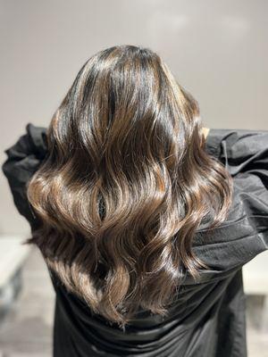 Milk chocolate balayage