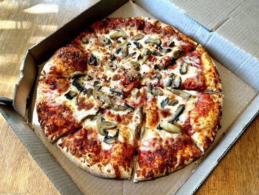 Large (14") Mushroom on Original Crust - Mmm!