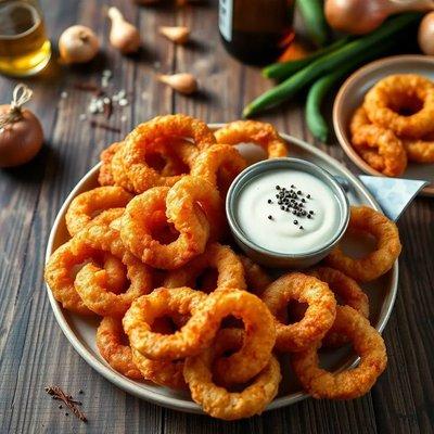 Onion rings don't forget