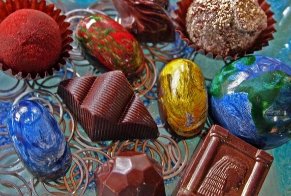 Hand-Painted Chocolates