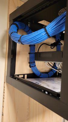 Cabling, nice and neat, the only way to go.