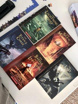 Percy Jackson series! $4 each book.