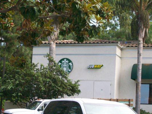 The La Jolla wedding of Starbucks & Subway.