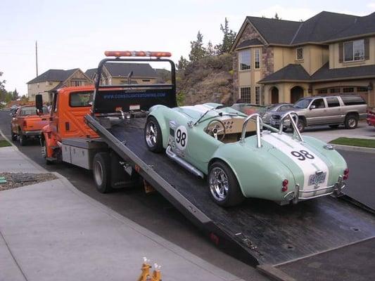 Bad day at the races...a broken rear axle.