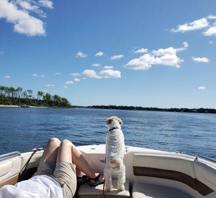 Sunday on the water.