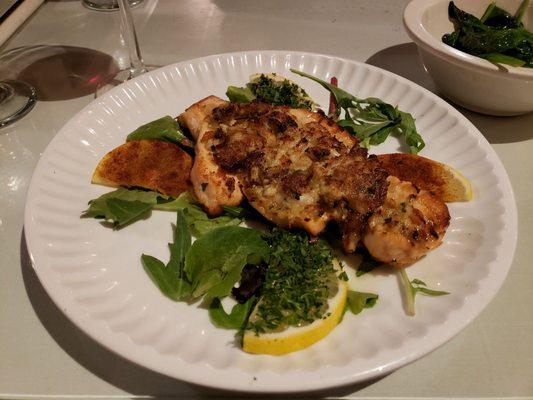 Bill Lewis dining at The Original Mama Mia's Kitchen in Vero Beach, Florida.