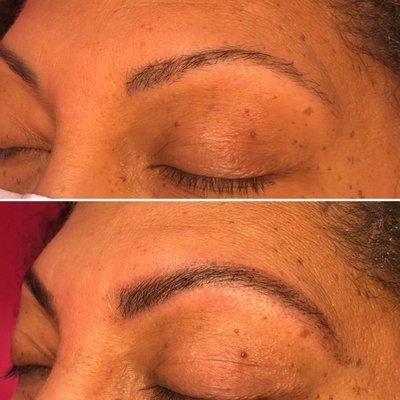 Before & After Brow Lamination