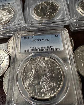 Graded and circulated coins available